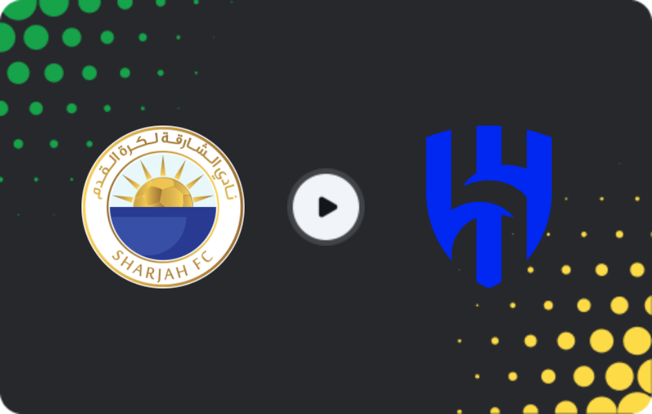 Where to watch Sharjah — Al-Hilal, AFC Champions League, 22.12.2025