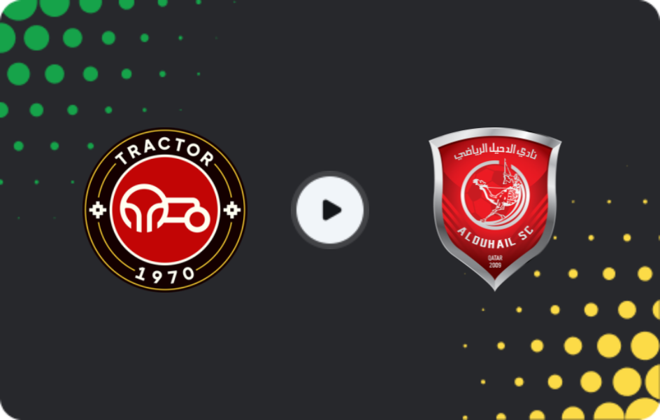 Where to watch Tractor — Al-Duhail, AFC Champions League, 22.12.2025
