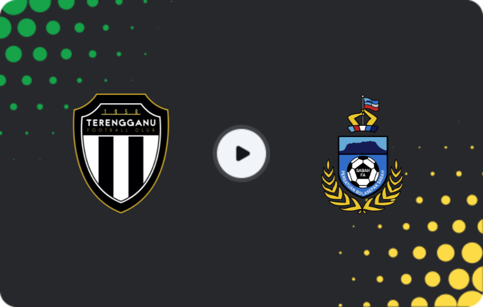 Where to watch Terengganu — Sabah FK, Super League, 23.12.2025