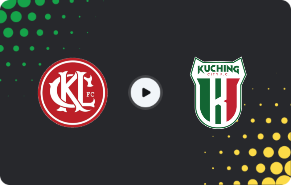 Where to watch Kuala Lumpur City — Kuching City, Super League, 24.12.2025