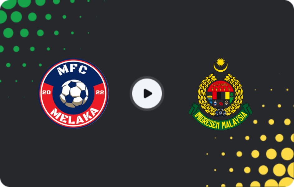 Where to watch Melaka FC — Imigresen, Super League, 24.12.2025