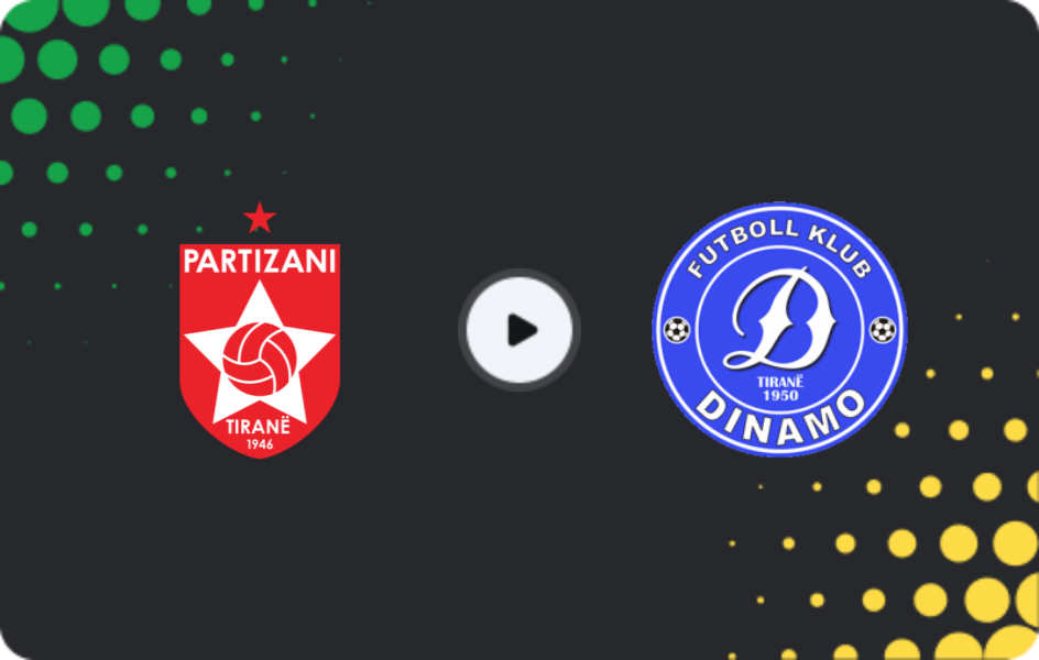 Where to watch Partizani — Dinamo Tirana, Superliga, 24.12.2025