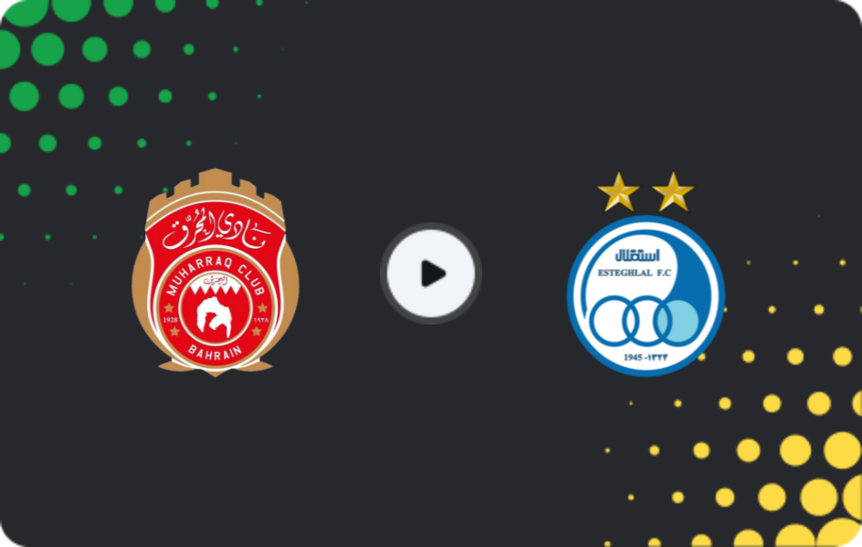 Where to watch Muharraq — Esteghlal FC, AFC Cup, 24.12.2025
