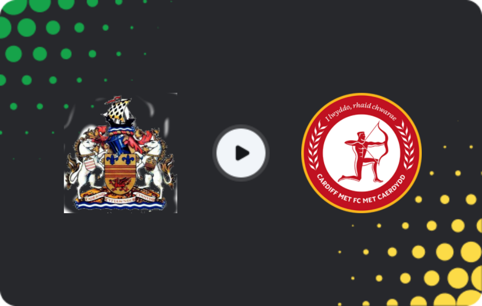 Where to watch Barry Town — Cardiff MET, Cymru Premier, 26.12.2025