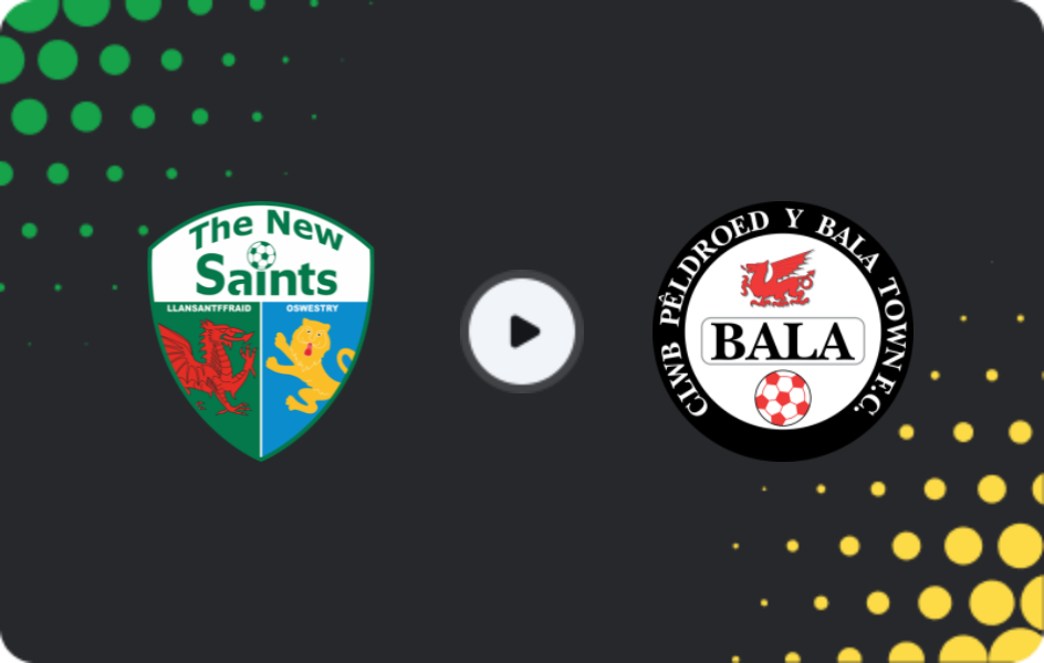 Where to watch The New Saints — Bala Town, Cymru Premier, 26.12.2025