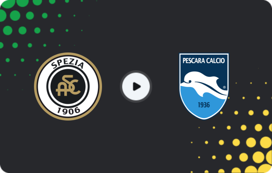 Where to watch Spezia — Pescara, Serie B, 27.12.2025