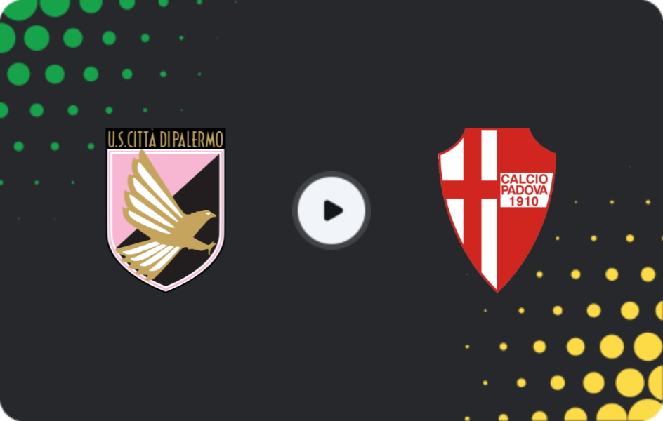 Where to watch Palermo — Padova, Serie B, 27.12.2025