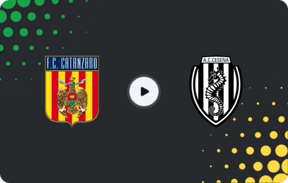 Where to watch Catanzaro — Cesena, Serie B, 27.12.2025