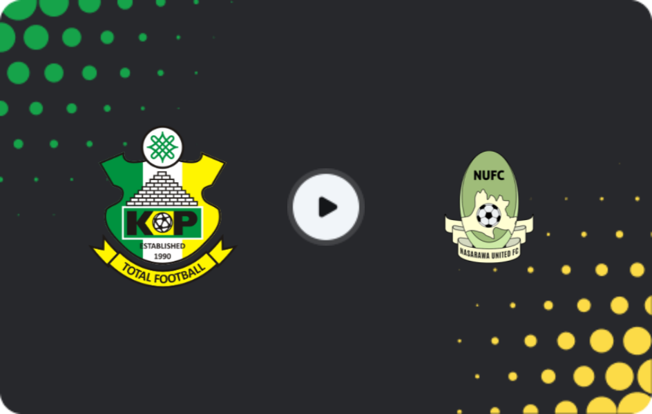 Where to watch Kano Pillars — Nasarawa United, NPFL, 29.12.2025
