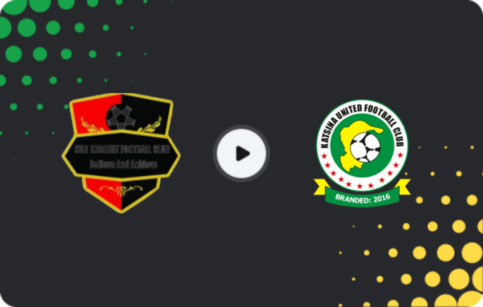 Where to watch Kun Khalifat — Katsina United, NPFL, 29.12.2025