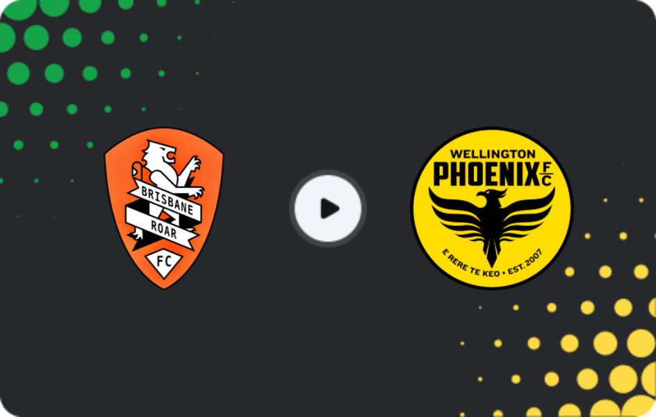 Where to watch Brisbane Roar — Wellington Phoenix, A-League, 03.01.2026