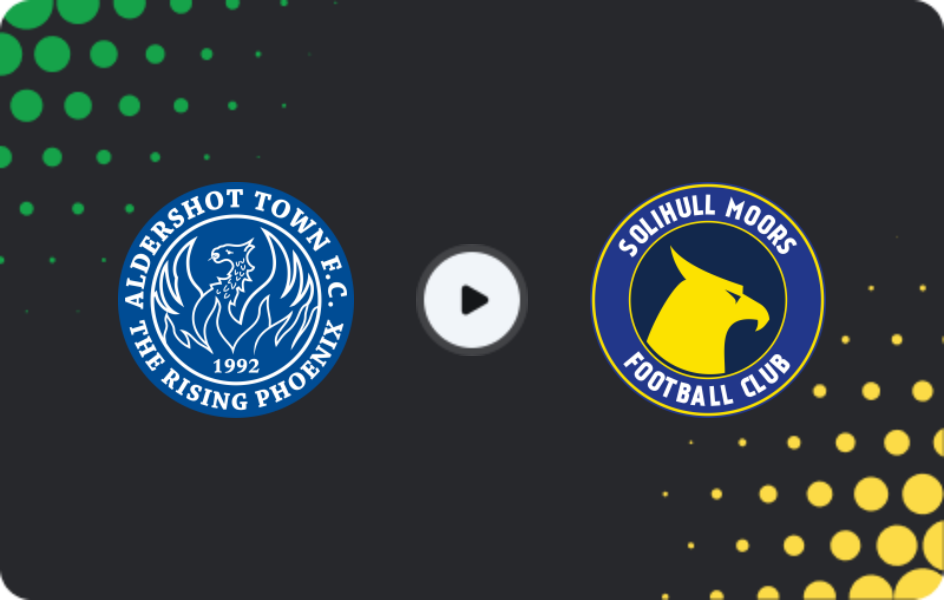 Where to watch Aldershot Town — Solihull Moors, National League, 03.01.2026