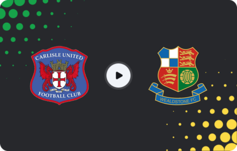 Where to watch Carlisle United — Wealdstone, National League, 03.01.2026