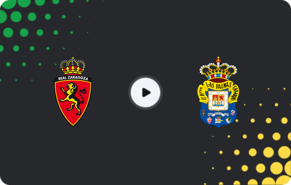 Where to watch Real Zaragoza — Las Palmas, Segunda, 04.01.2026