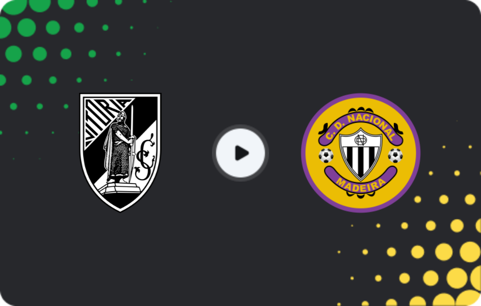Where to watch Vitoria Guimaraes — Nacional, Primeira Liga, 02.01.2026
