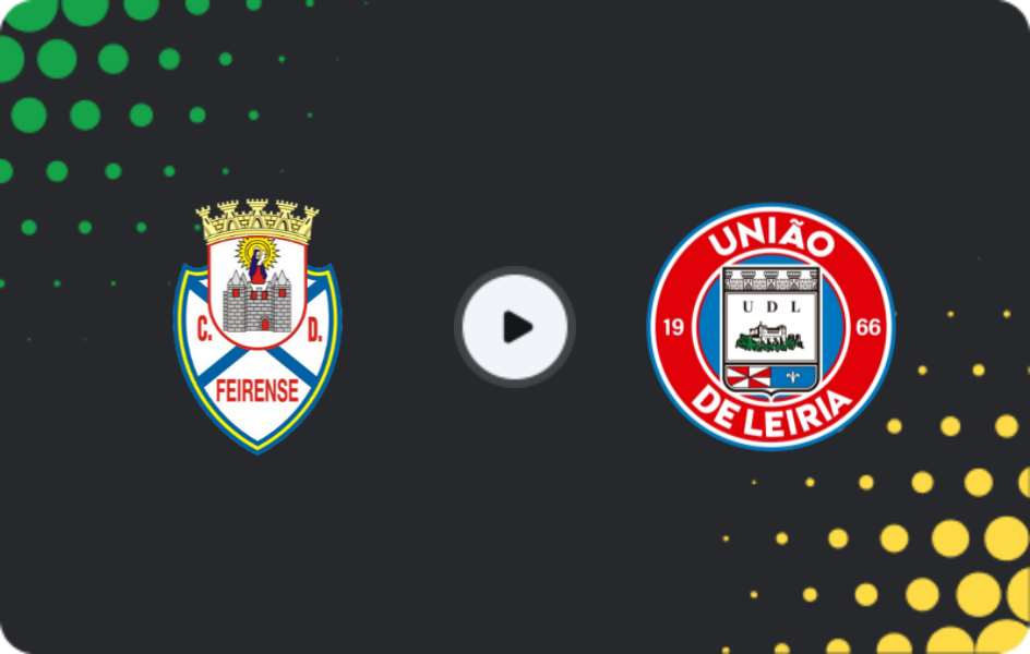 Where to watch Feirense — União de Leiria, Segunda Liga, 03.01.2026