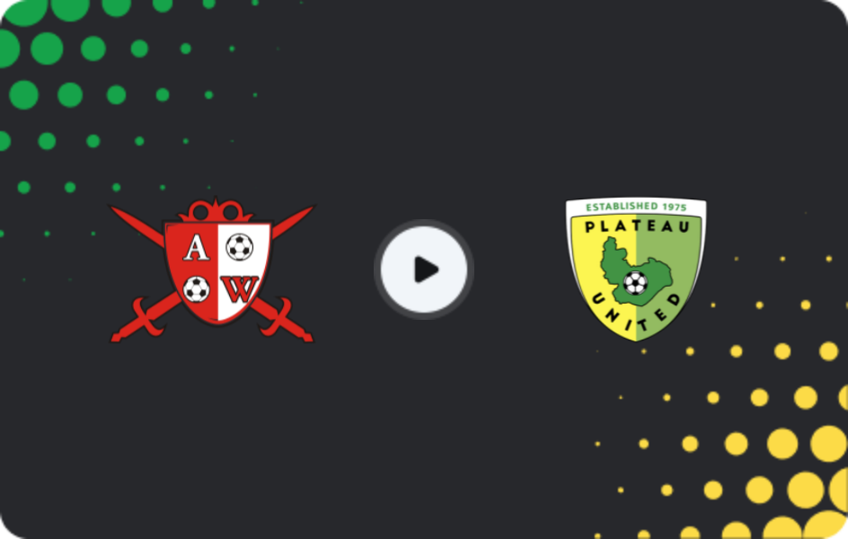 Where to watch Abia Warriors — Plateau United, NPFL, 07.01.2026