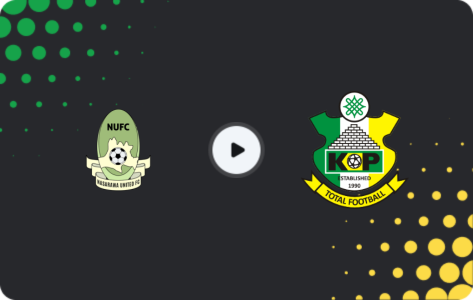 Where to watch Nasarawa United — Kano Pillars, NPFL, 07.01.2026