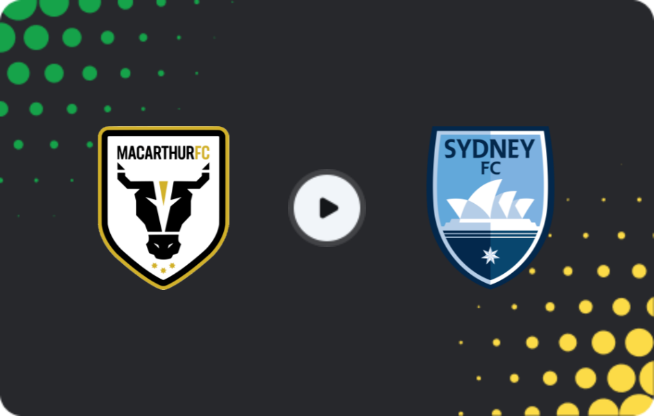 Where to watch Macarthur — Sydney, A-League, 10.01.2026