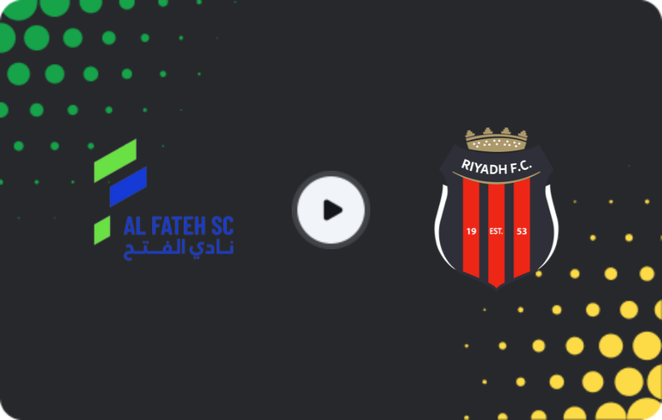 Where to watch Al Fateh — Al Riyadh, Pro League, 12.01.2026