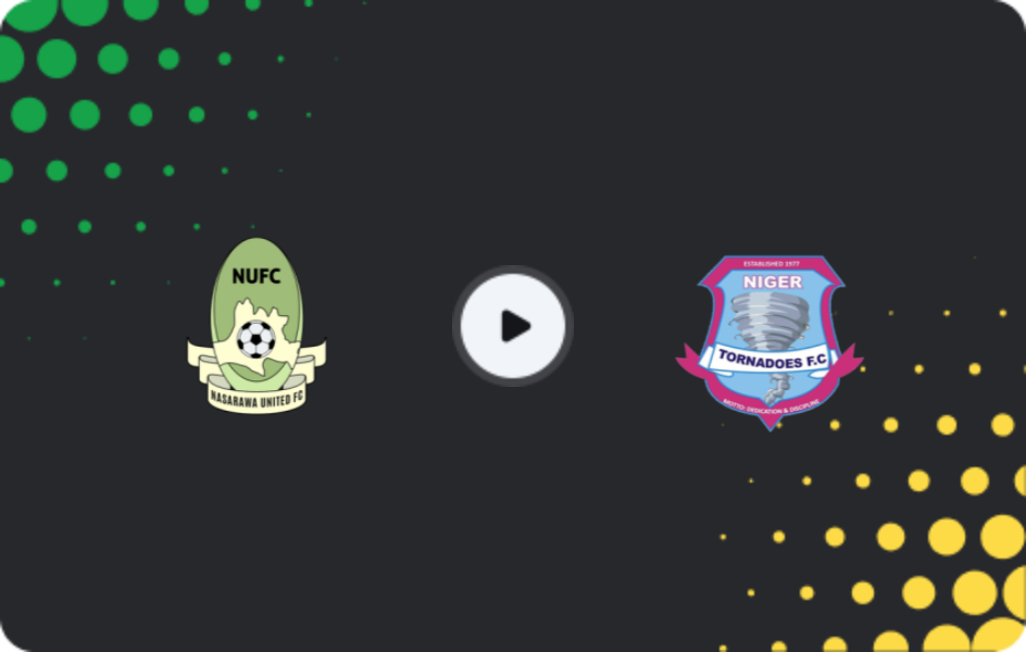 Where to watch Nasarawa United — Niger Tornadoes, NPFL, 12.01.2026