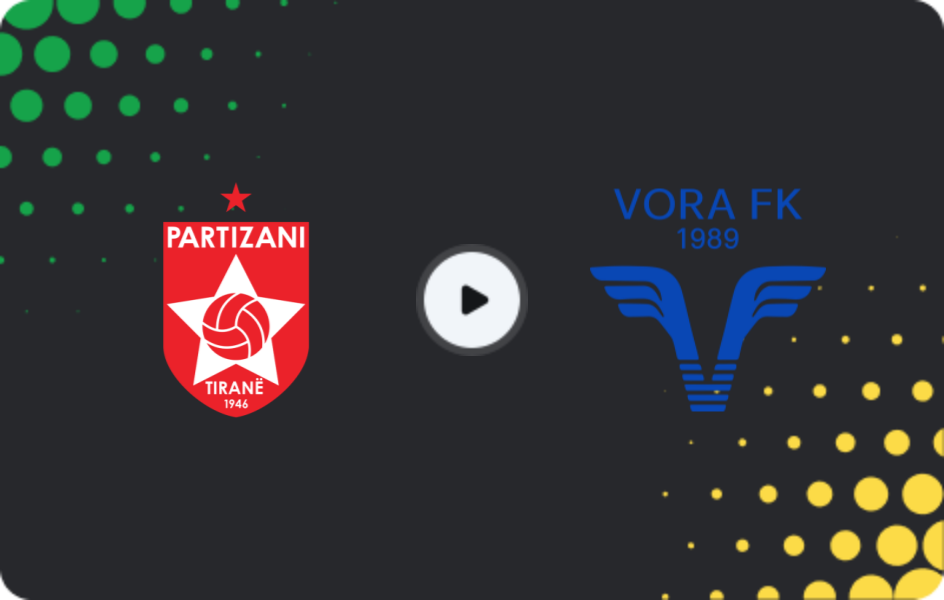 Where to watch Partizani — Vora, Superliga, 14.01.2026