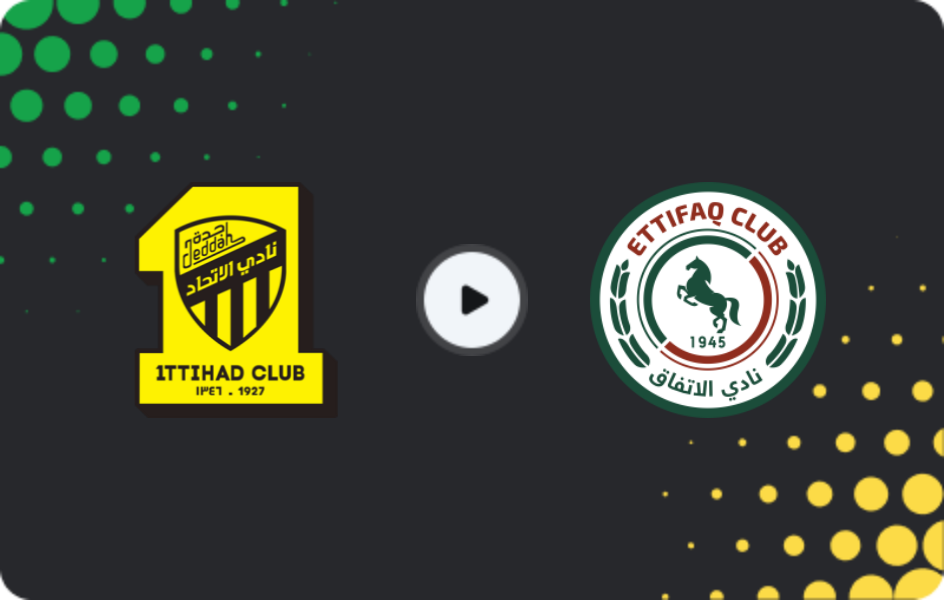 Where to watch Al Ittihad — Al-Ettifaq, Pro League, 16.01.2026
