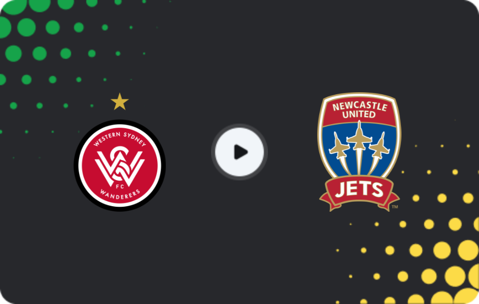 Where to watch Western Sydney Wanderers — Newcastle Jets, A-League, 17.01.2026