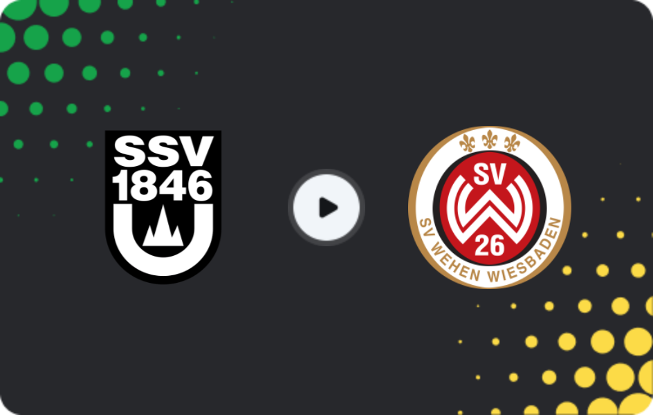 Where to watch Ulm 1846 — SV Wehen, 3. Liga, 17.01.2026