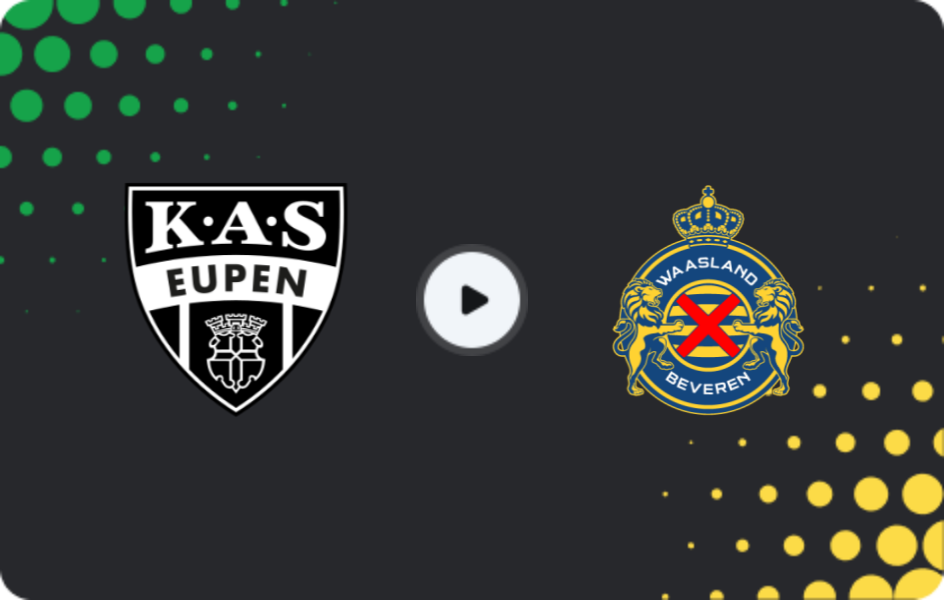 Where to watch AS Eupen — Waasland-Beveren, Challenger Pro League, 17.01.2026