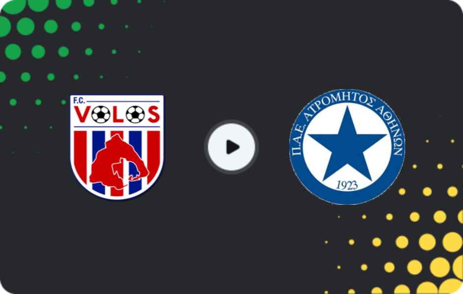 Where to watch Volos — Atromitos, Super League, 17.01.2026