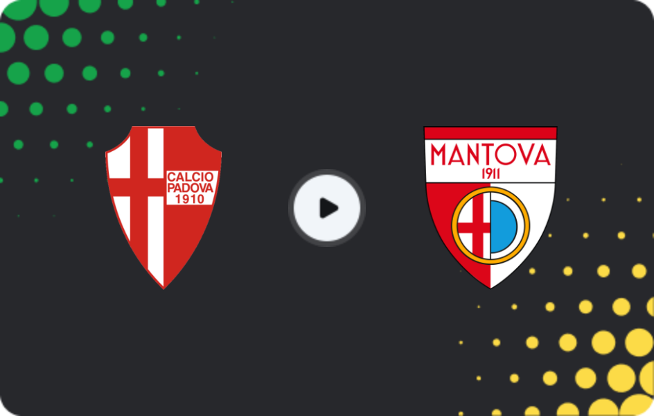Where to watch Padova — Mantova, Serie B, 17.01.2026