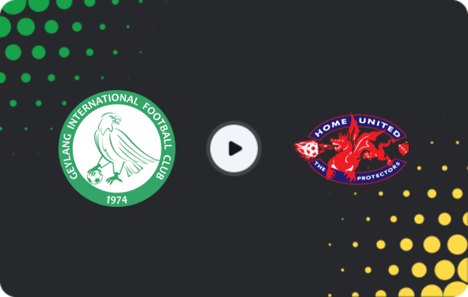 Where to watch Geylang International — Home United, Premier League, 18.01.2026
