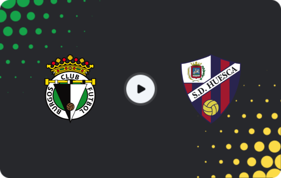 Where to watch Burgos — Huesca, Segunda, 18.01.2026