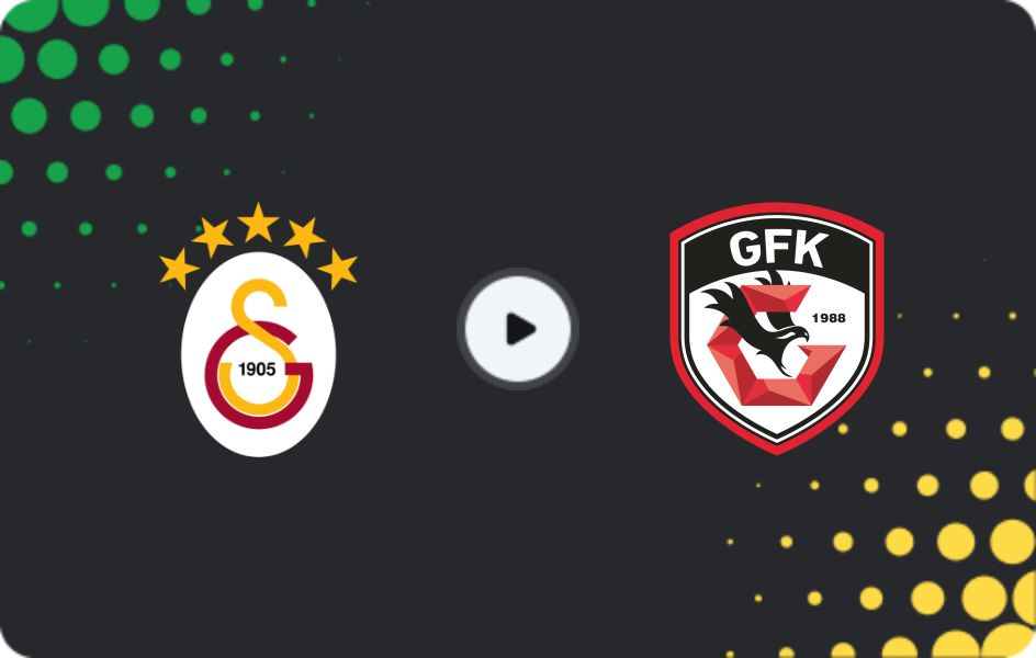 Where to watch Galatasaray — Gaziantep, Süper Lig, 18.01.2026