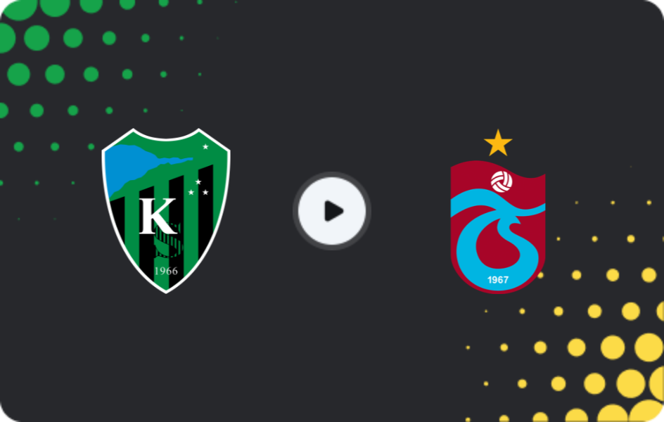 Where to watch Kocaelispor — Trabzonspor, Süper Lig, 18.01.2026