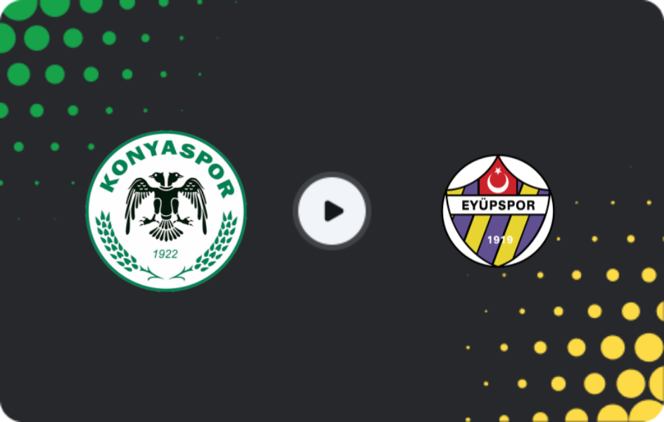 Where to watch Konyaspor — Eyüpspor, Süper Lig, 18.01.2026