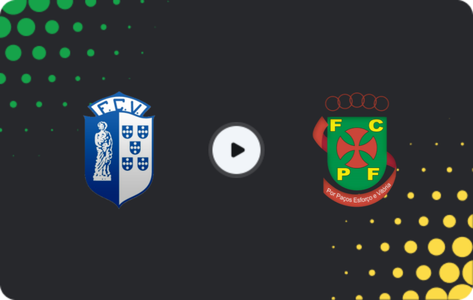 Where to watch Vizela — Pacos Ferreira, Segunda Liga, 18.01.2026