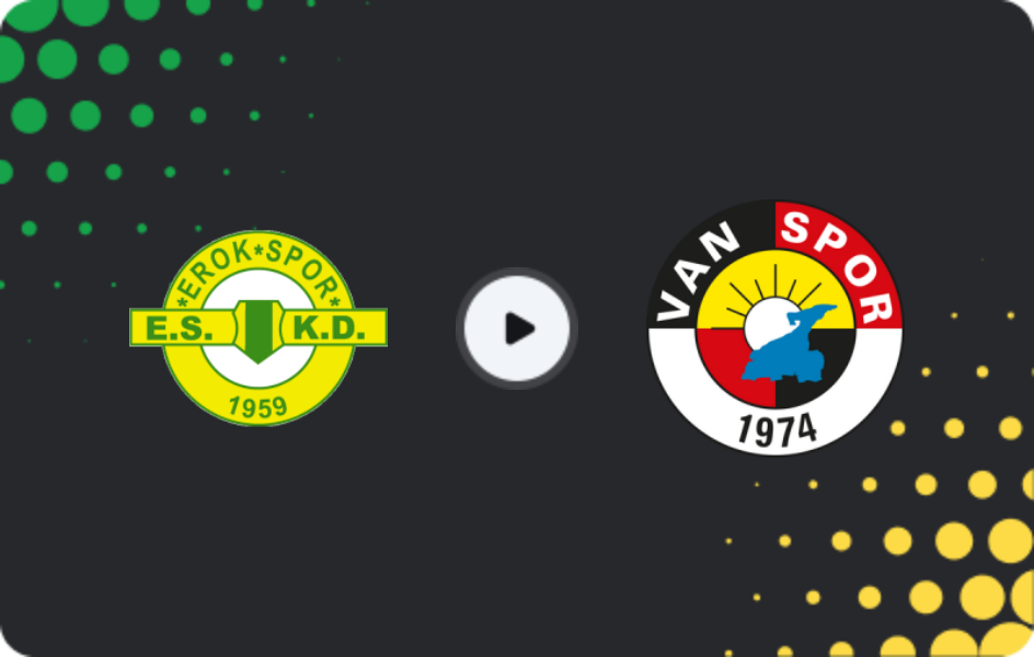 Where to watch Erokspor — Vanspor, TFF First League, 18.01.2026