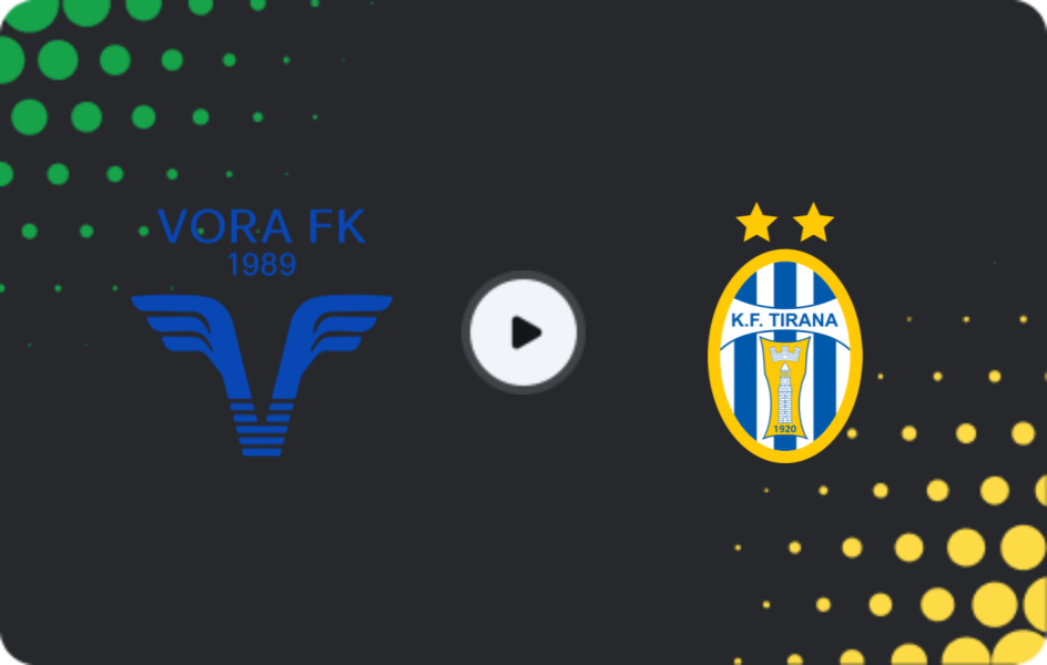Where to watch Vora — Tirana, Superliga, 18.01.2026