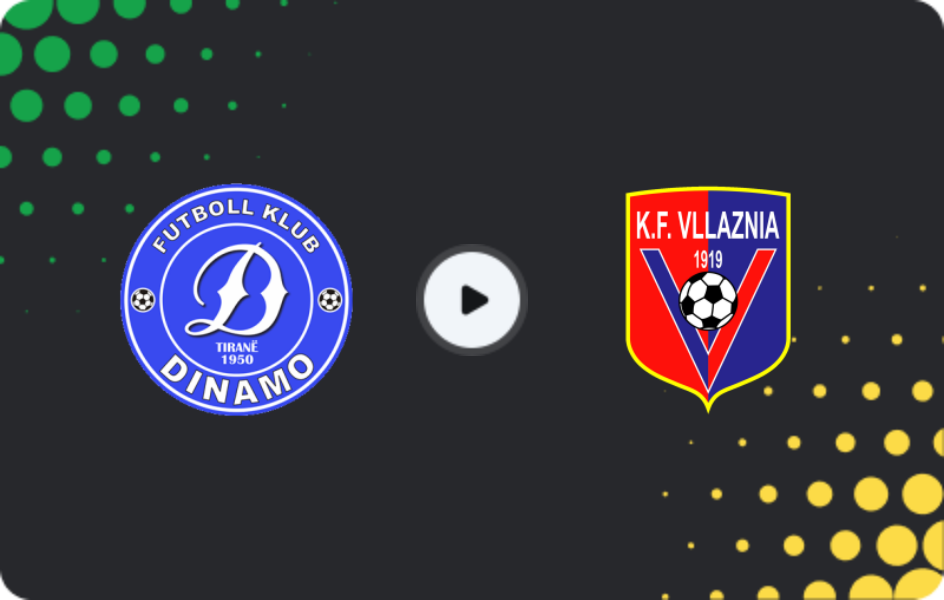 Where to watch Dinamo Tirana — Vllaznia Shkodër, Superliga, 18.01.2026