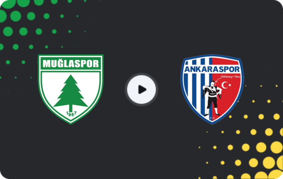 Where to watch Muğlaspor — Ankaraspor, 2. Lig, 18.01.2026