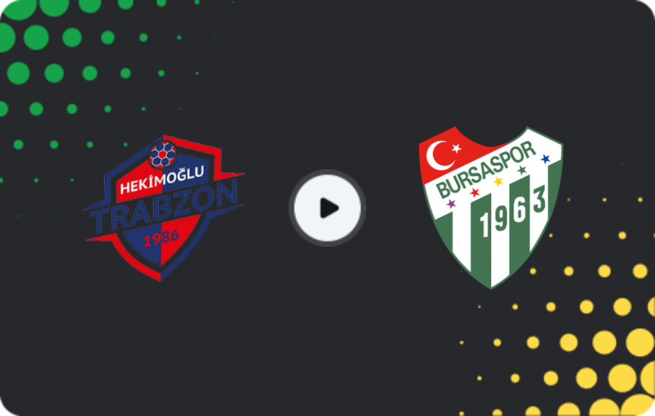 Where to watch Hekimoğlu Trabzon — Bursaspor, 2. Lig, 18.01.2026