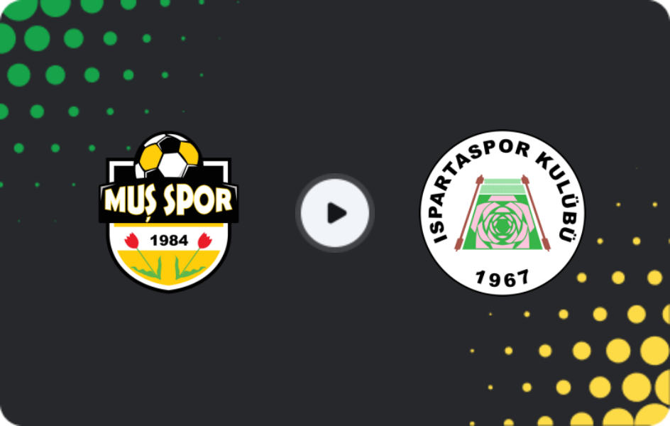 Where to watch Muş Menderesspor — Isparta 32, 2. Lig, 18.01.2026