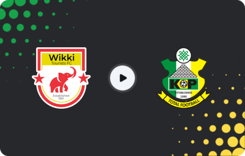 Where to watch Wikki Tourist — Kano Pillars, NPFL, 18.01.2026