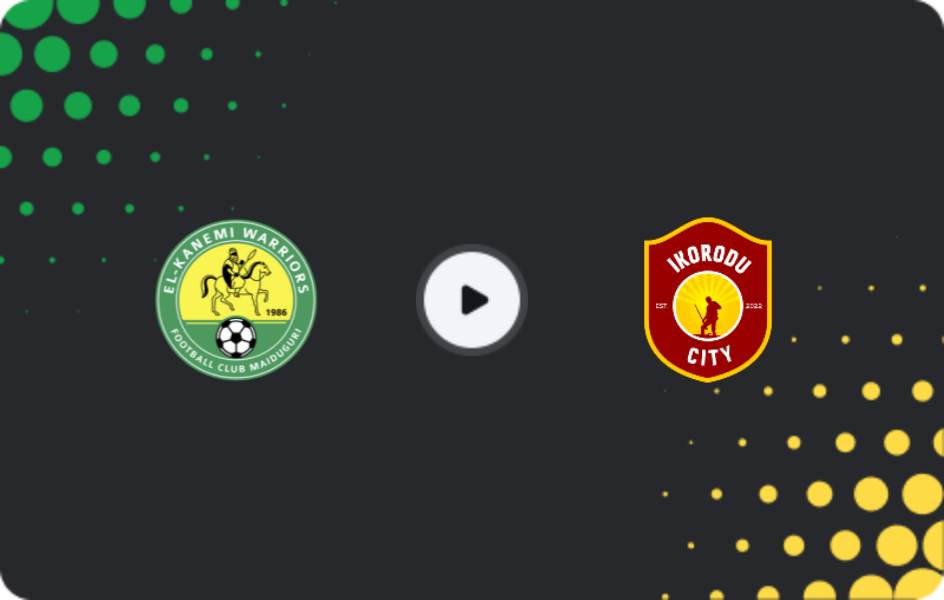 Where to watch El Kanemi Warriors — Ikorodu City, NPFL, 18.01.2026