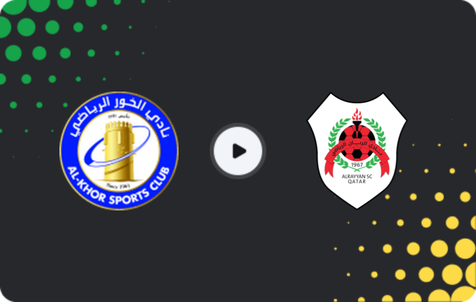 Where to watch Al-Khor — Al-Rayyan, QSL Cup, 20.01.2026