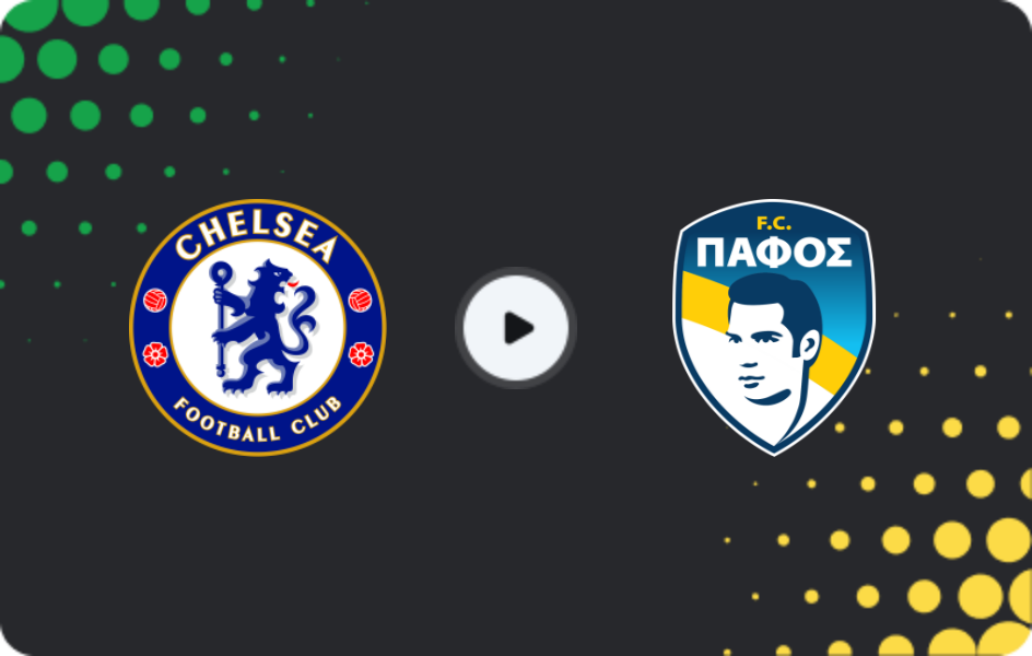 Where to watch Chelsea — Pafos, Champions League, 21.01.2026