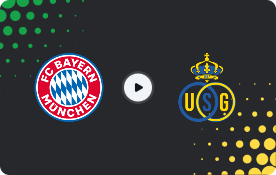 Where to watch Bayern — Union Saint-Gilloise, Champions League, 21.01.2026