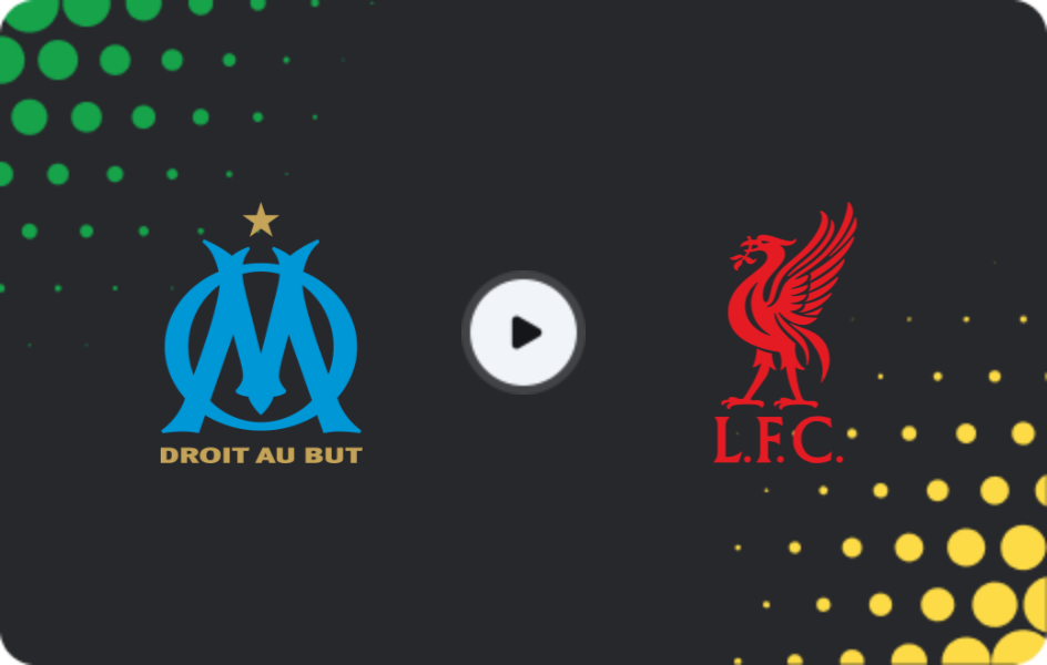 Where to watch Marseille — Liverpool, Champions League, 21.01.2026